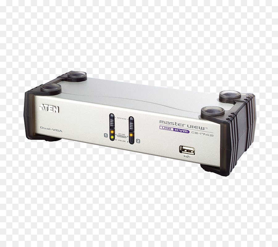 KVM Switches Computer port USB hub Digital Visual Interface - Usb