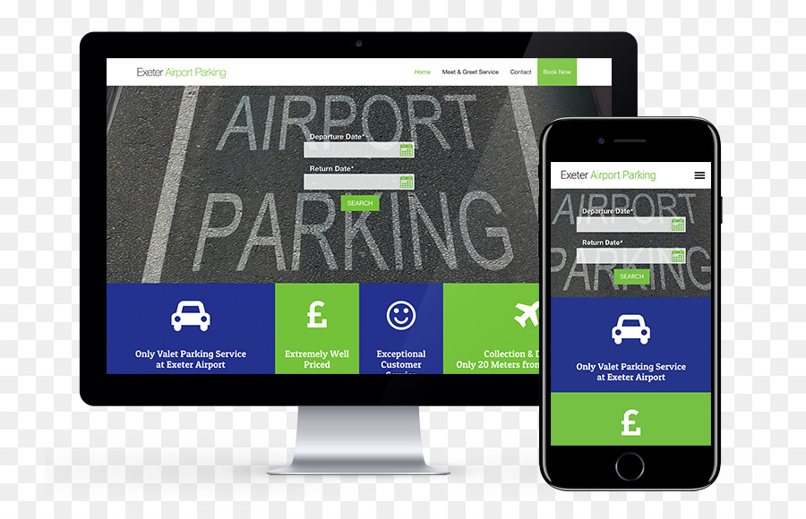 Smartphone Web Entwicklung, Web design Exeter Flughafen - Smartphone