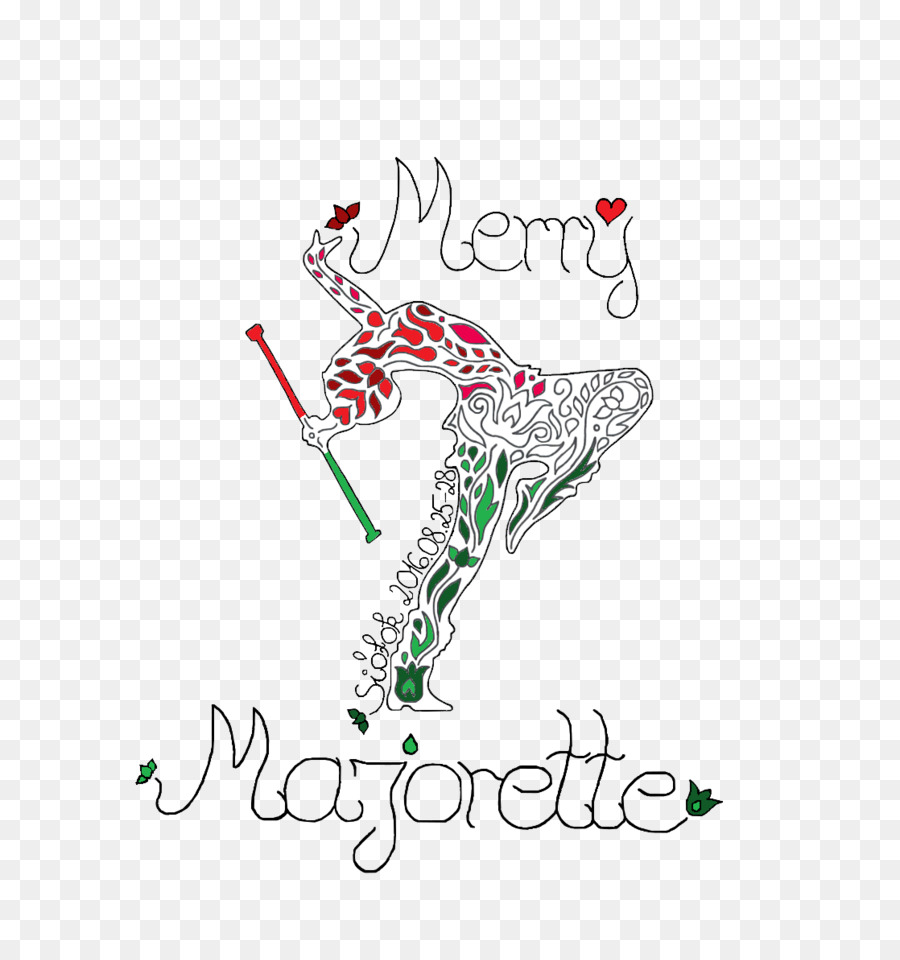 Mammifero Logo Rosa M Monili Del Corpo Del Carattere - linea