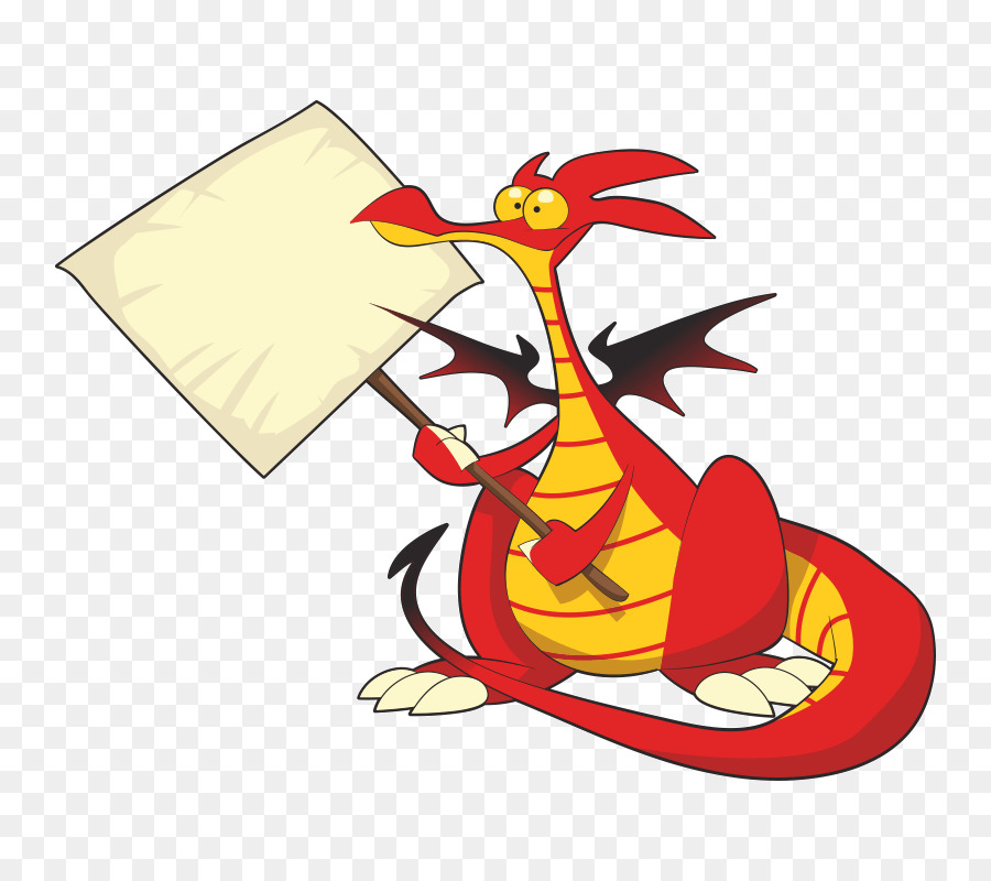 Dragon film d'animazione del Fuoco di respirazione - drago