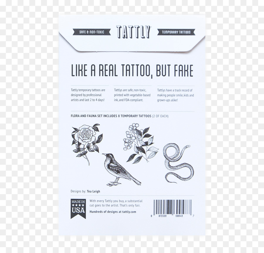 Fauna Tattoo Papier Flora Tattly - andere