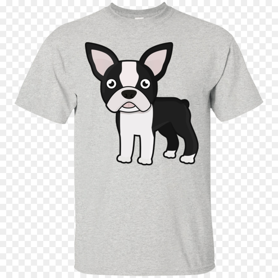 A maniche lunghe T-shirt in Felpa di Boston Terrier di Abbigliamento - Maglietta