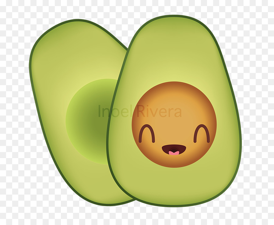 Avocado-Smiley-Food-Clip art - Avocado