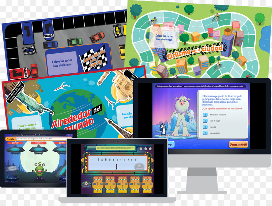 Display-Gerät-Computer, Software, Elektronik Lern-Video-Spiel - Spiel level