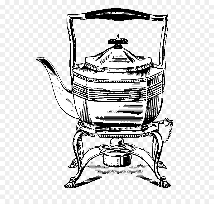 Wasserkocher Kochgeschirr Zubehör Zeichnung Teekanne - dl