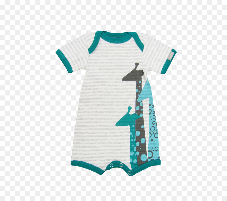 T-shirt Baby & Kleinkind Einteiler Türkis Schriftart - T Shirt