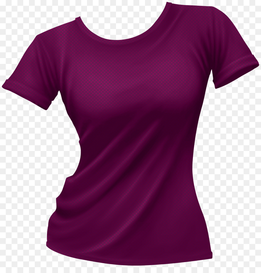 T-shirt Top Rundhals-Frau - weibliche Zeichnung