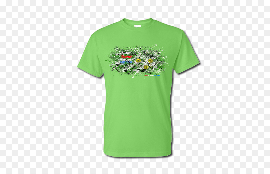 T-shirt-Ärmel-Grün-Kleidung - Jackson Pollock