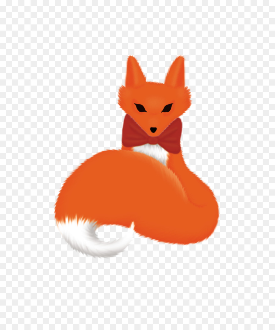 Baffi Red fox Muso di Gatto Cartone animato - gatto