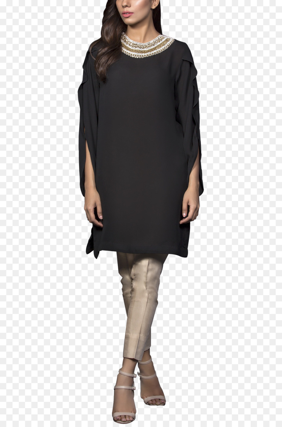 Little black dress Ruffle Lace Kleidung - Kleid