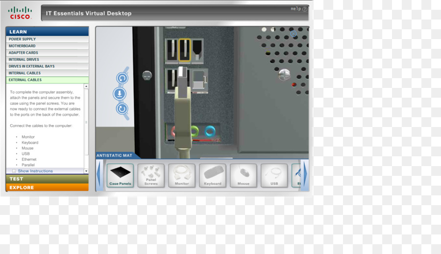 Elektronische Bauteile-Elektronik-Computer-Software Wärmeleitpaste Simulador - Kabel