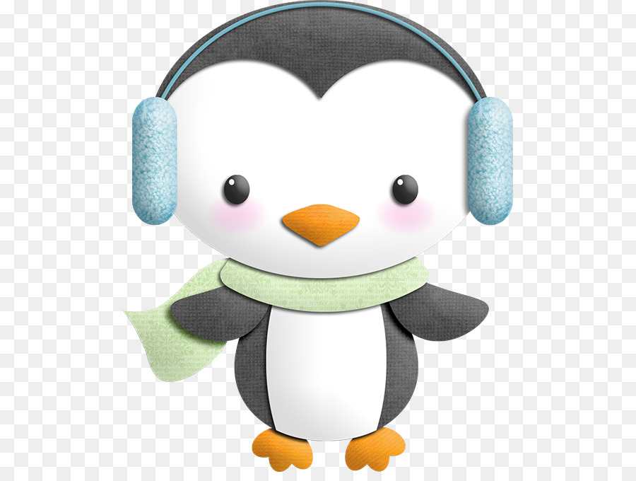 Pinguino Cuffie Clip art - Pinguino