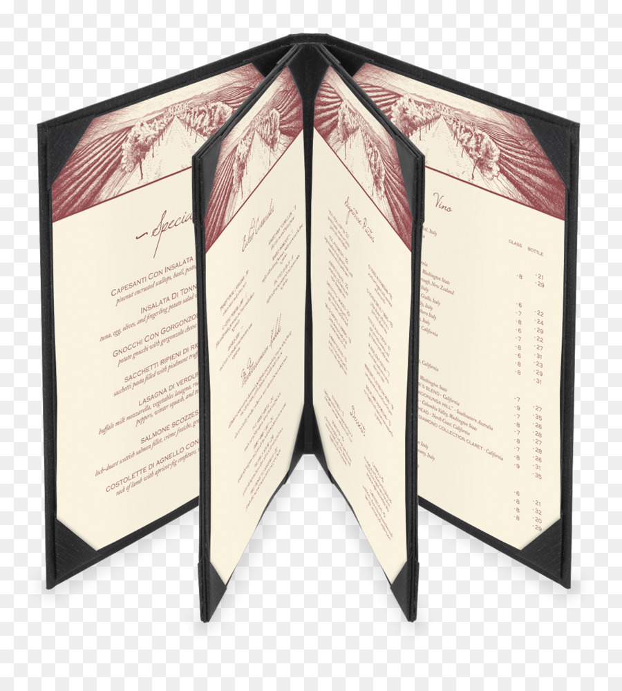 Papier, Restaurant-Menü Schriftart - Menü