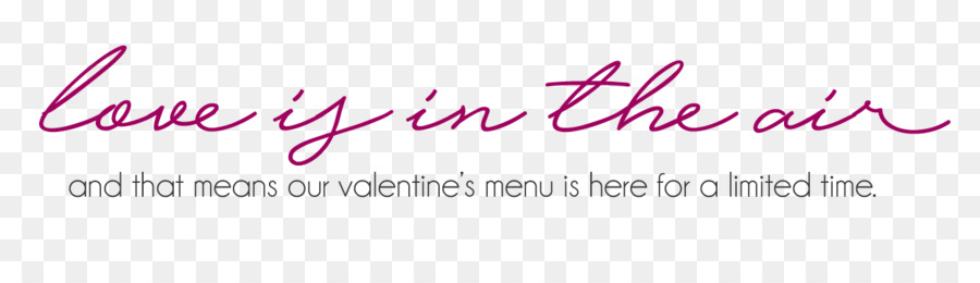 Logo Marke Pink M-Handschrift-Font - valentines Menü