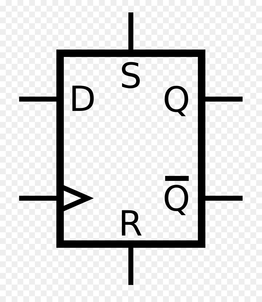 QP flop Tuần tự logic điện Tử mạch điện Tử - Biểu tượng