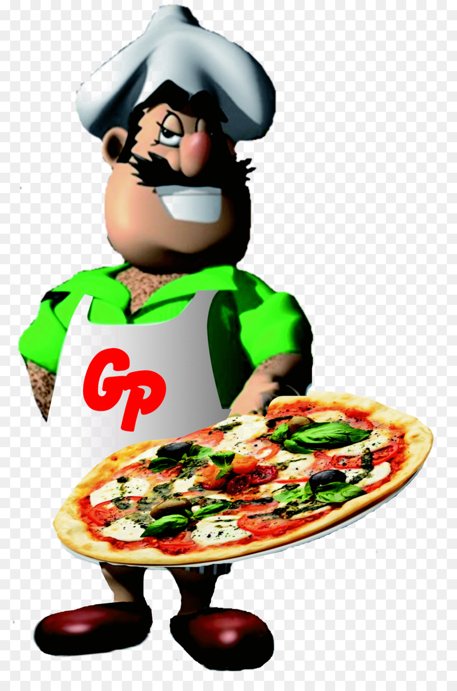 Verde pizz z Pizzeria il cibo Spazzatura dei Fast food - Pizza