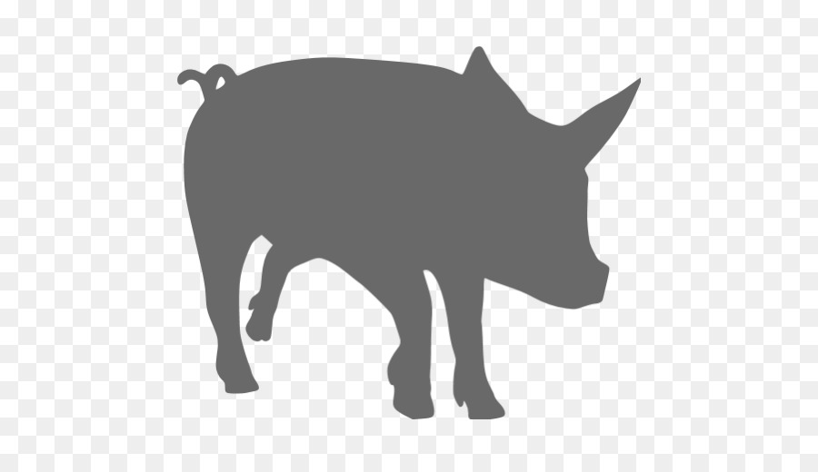 Schwarzen iberischen Schwein Spare ribs Aufkleber clipart - Schwein