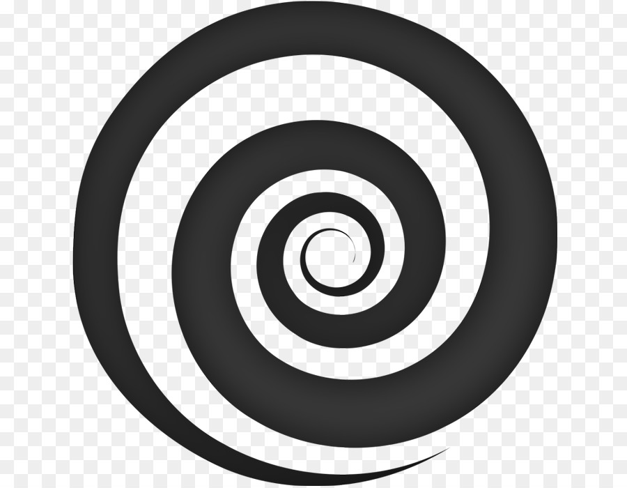 black and white spiral circle