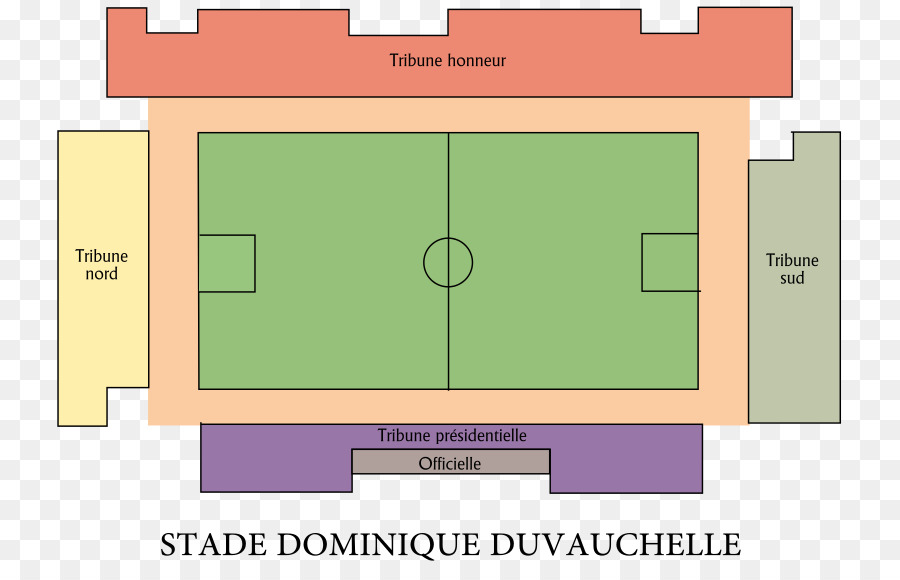 Stade Dominique Duvauchelle Stade Robert Diochon US Créteil Stellen AC Arles Liga 2 - stadion
