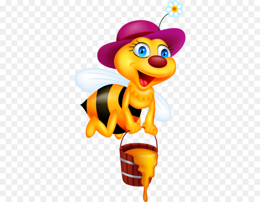 Western Honey Bee Clip Art - Biene