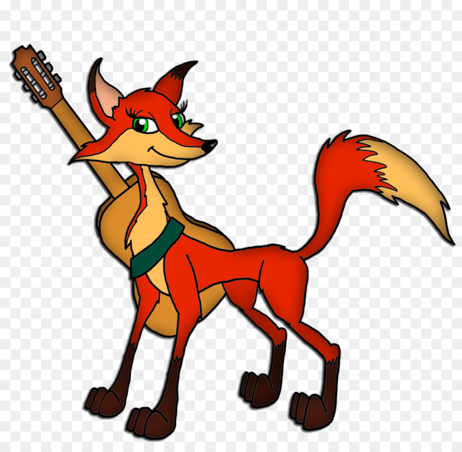 Đỏ fox Hươu Chó Học nghệ thuật Clip - senior trang điểm