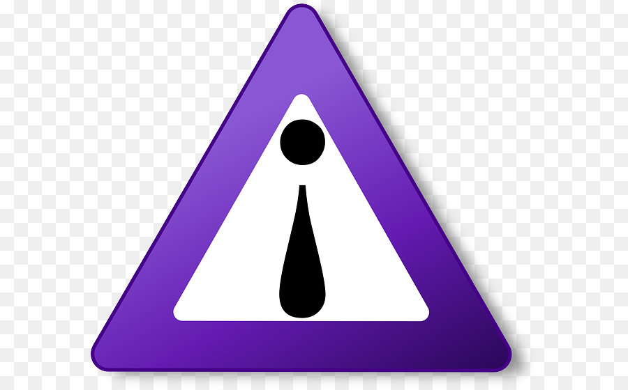 Warnung Zeichen Ausrufezeichen clipart - Dreieck neu