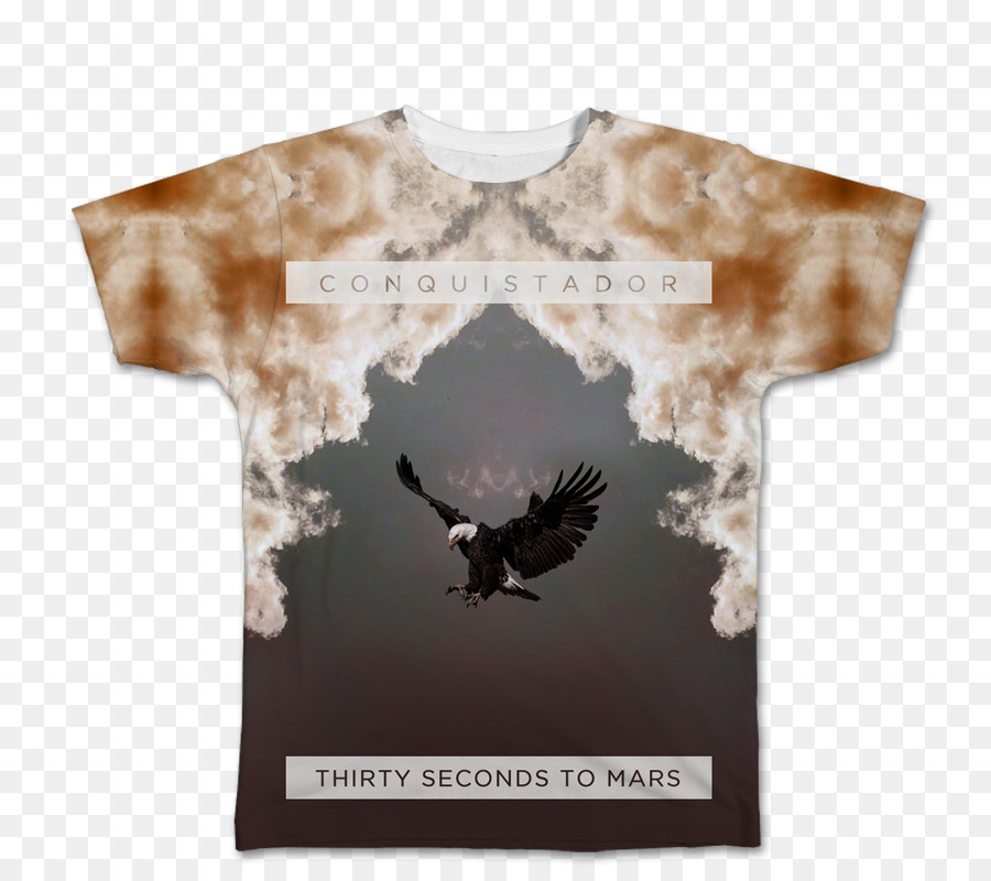 T shirt in die Luft, Thirty Seconds to Mars Ärmel - T Shirt
