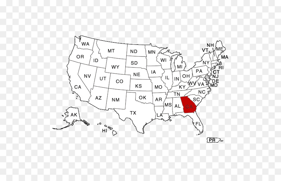 Seite Blanko-Karte der US-Bundesstaaten Weltkarte - Anzeigen