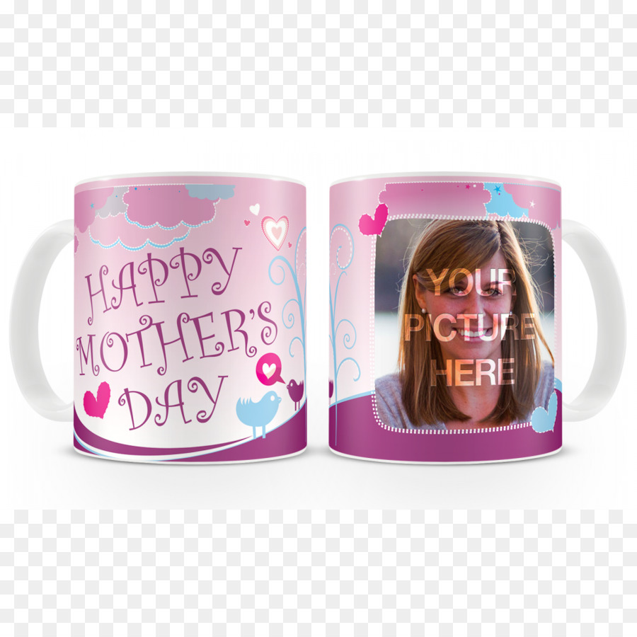 Becher Pink M-Cup RTV Pink - glückliche Mütter Tag