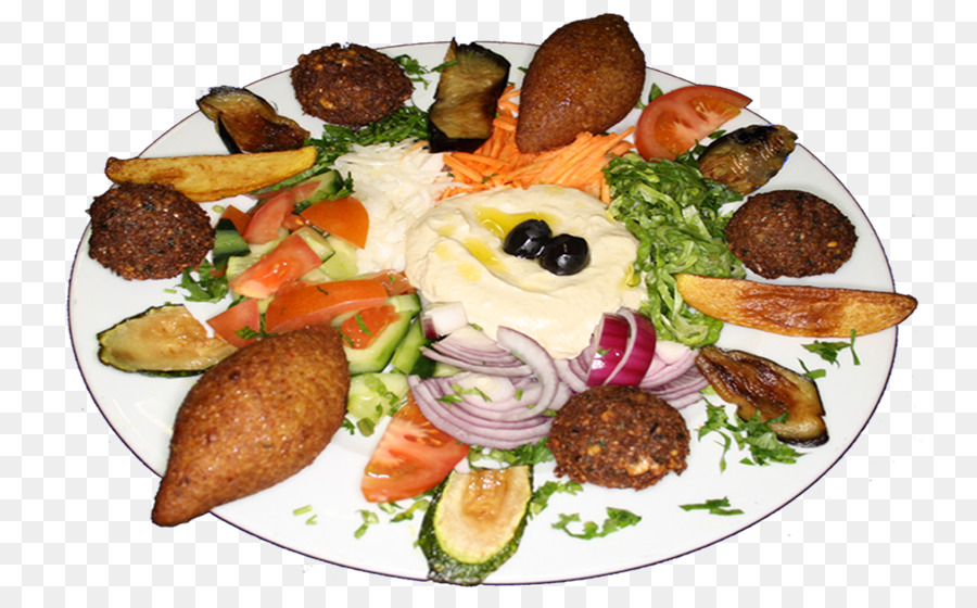 Antipasto, colazione Completa Falafel Meze cucina del Medio oriente - cibo spazzatura