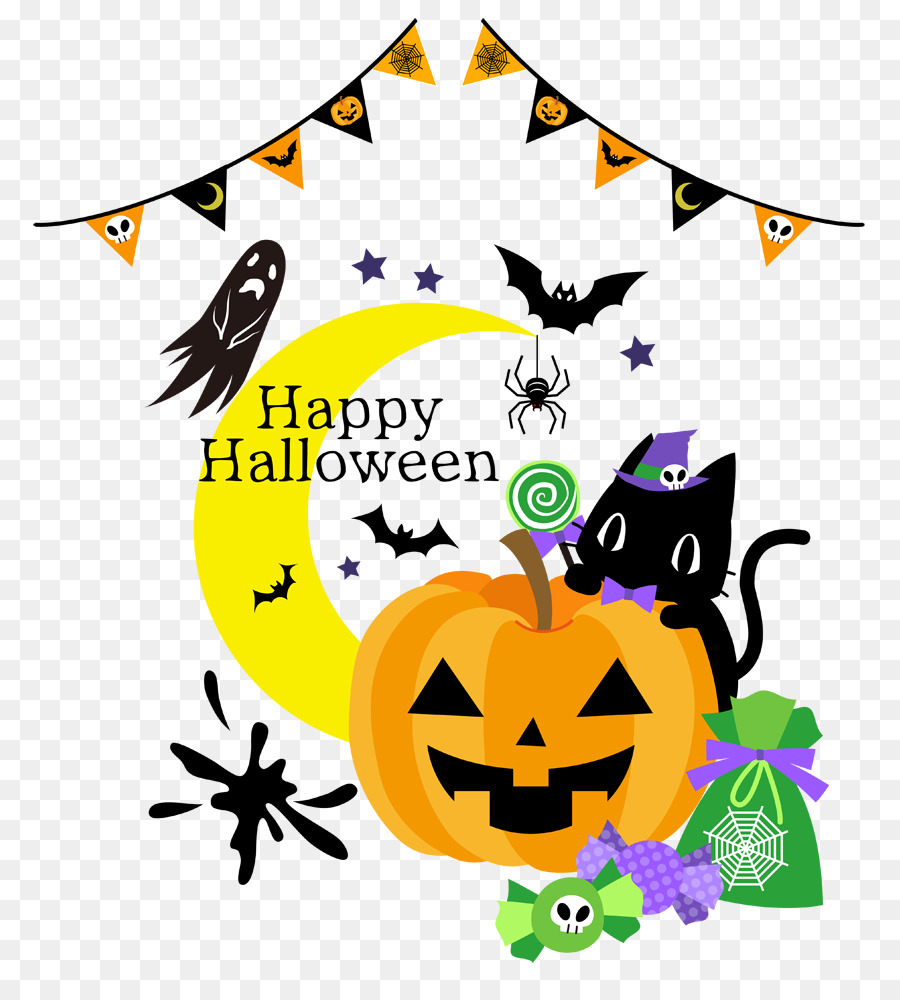 Halloween! Halloween! Grafica vettoriale Clip art - Design