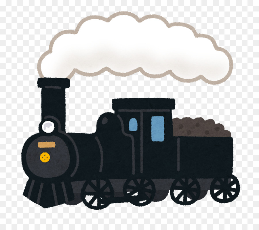 Treno locomotiva a Vapore del trasporto Ferroviario motore a Vapore - treno