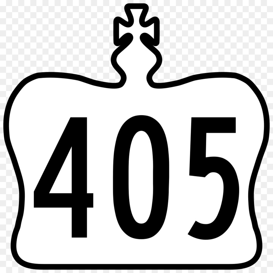 Đường cao tốc trong Ontario Ontario Lộ 405 Clip nghệ thuật - Ontario