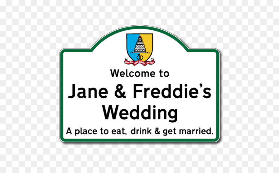 Verkehrszeichen Hochzeit Banner-Logo - Hochzeit