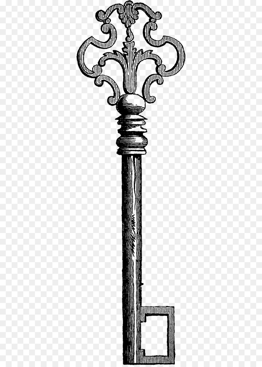 Skeleton key Lock Vintage-Kleidung Clip art - Schlüssel