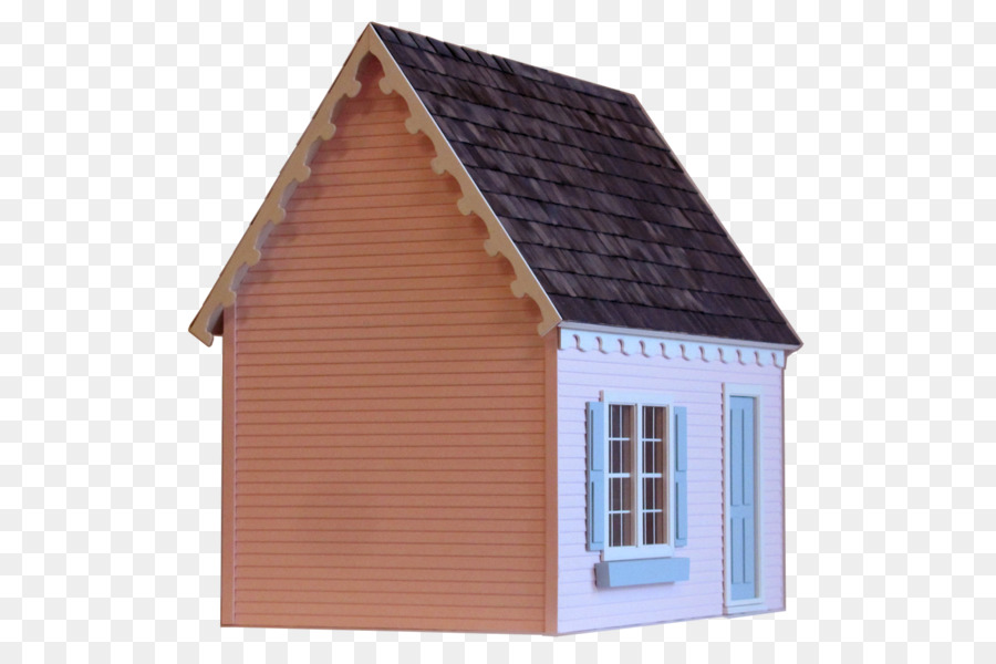 Puppenhaus Dach-Schuppen-Fassade - Haus