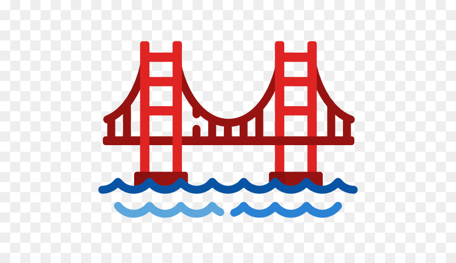 Cầu Golden Gate Clip nghệ thuật - vàng kỳ