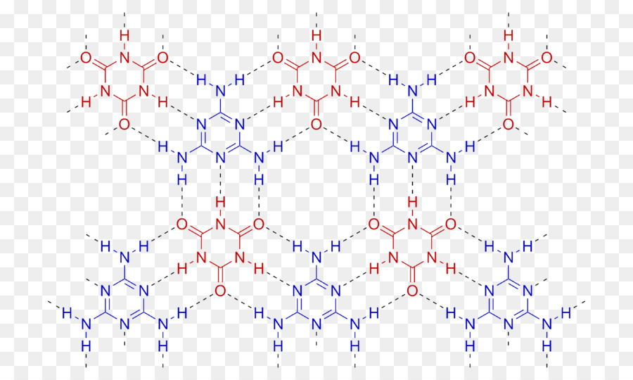 Melamin cyanurate cyanursäure Wasserstoff-Bindung Crystal - andere