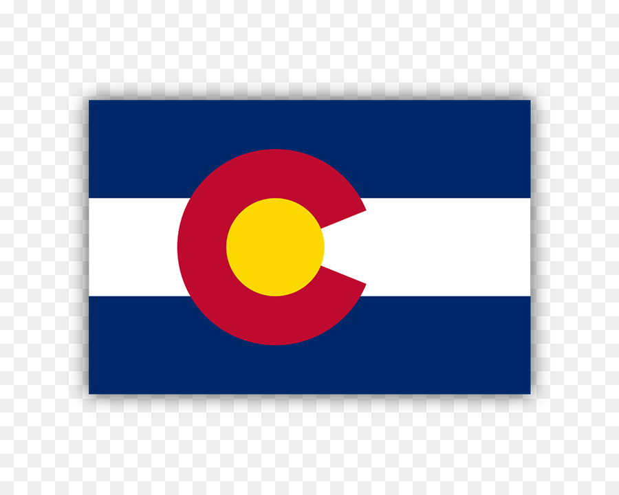 Flagge von Colorado Bumper sticker Decal - outdoor Werbeträger