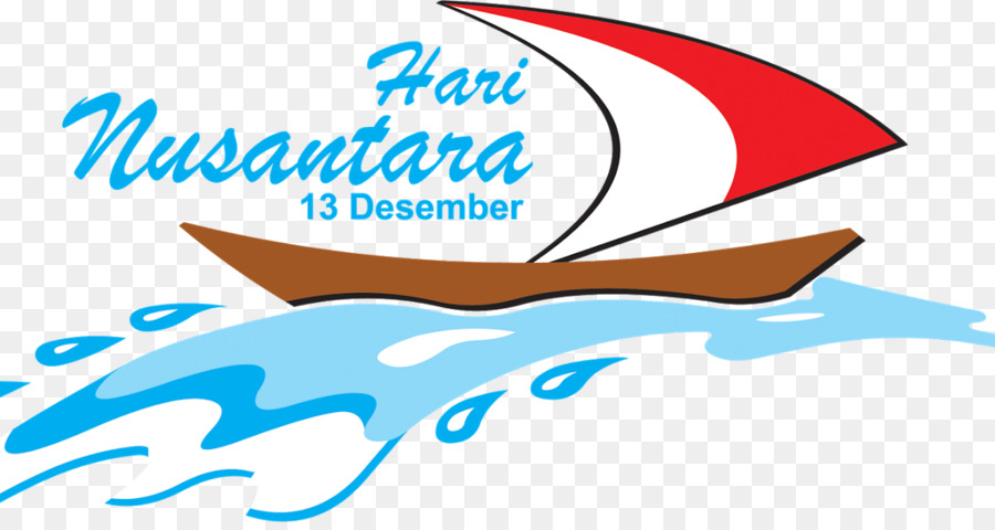 13. Dezember Nusantara Deklarasi Tag Logo In Weiß - Nusantara