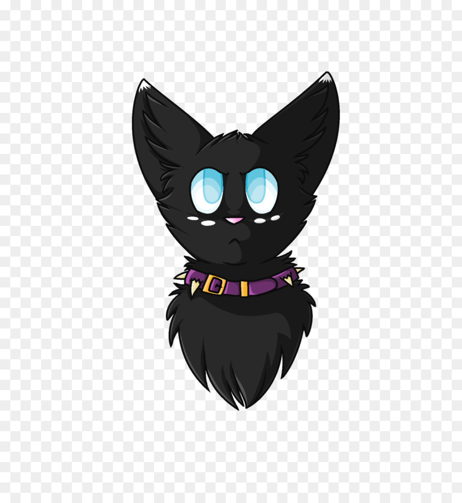 Black cat Krieger Schnurrhaare Tigerstar - Katze