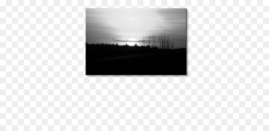Bilderrahmen Weiß Rechteck-Marke - Himmel Sonnenuntergang