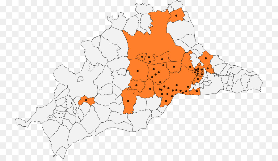 Montes de Malaga, Comares Verdiales Guadalhorce Almogía - bản đồ