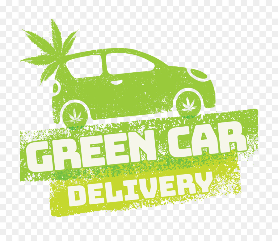 Verde Consegna Auto Kush Cannabis veicolo Verde - auto
