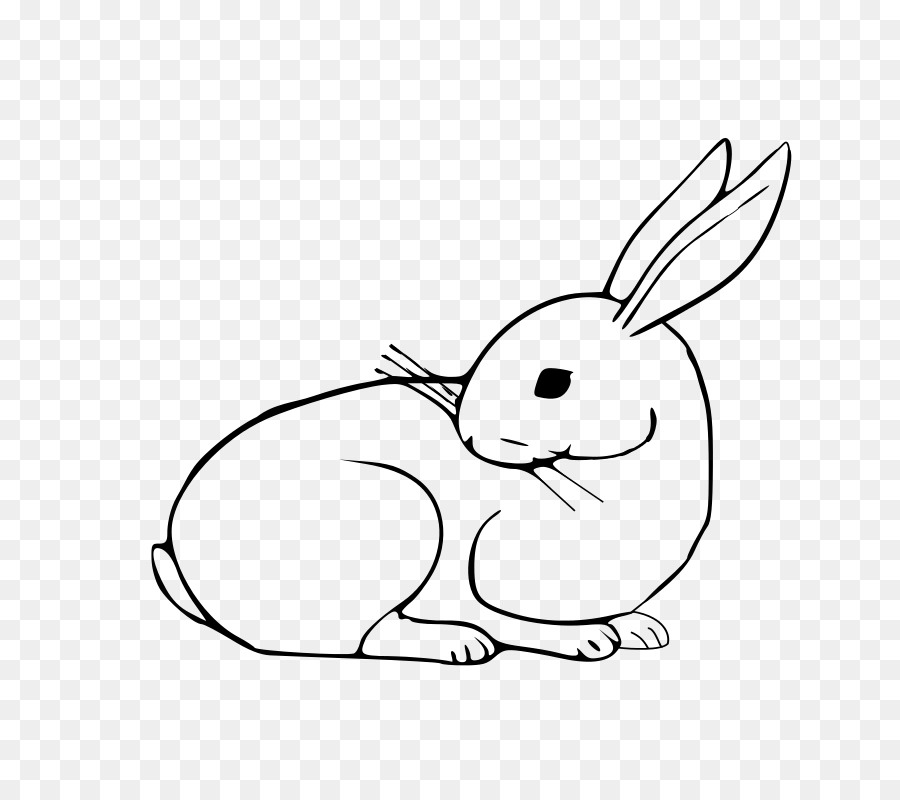 Coniglio Ausmalbild libro da Colorare Linea arte Idea - disegno di coniglio