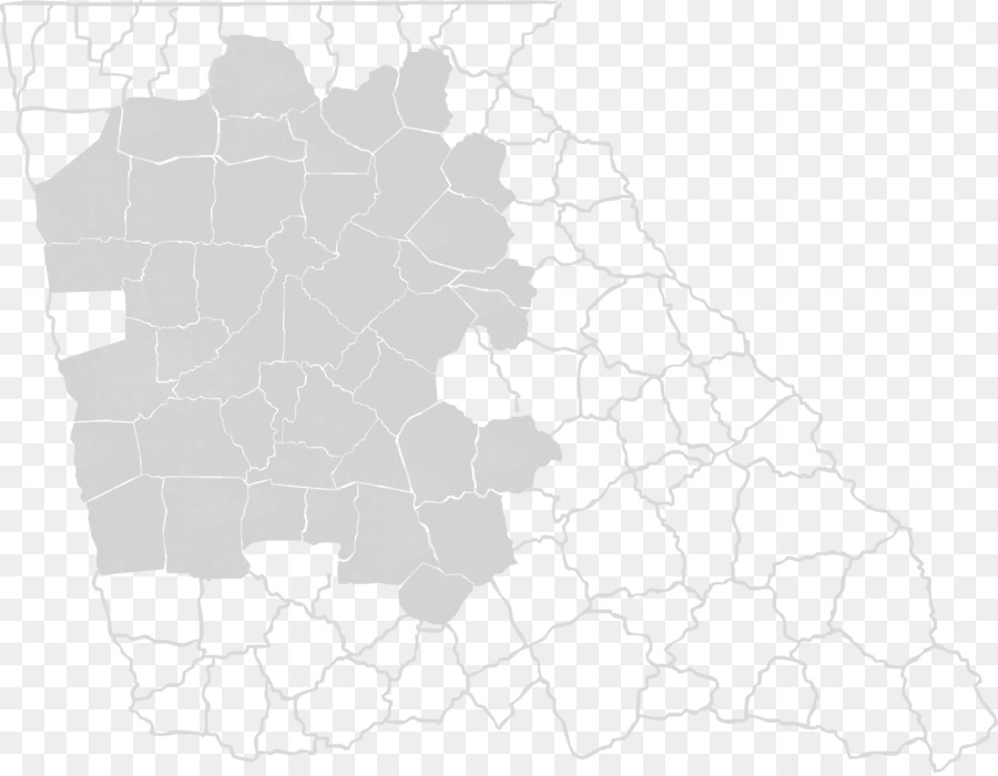 Dawson County, Georgia Line Map-Muster - Linie