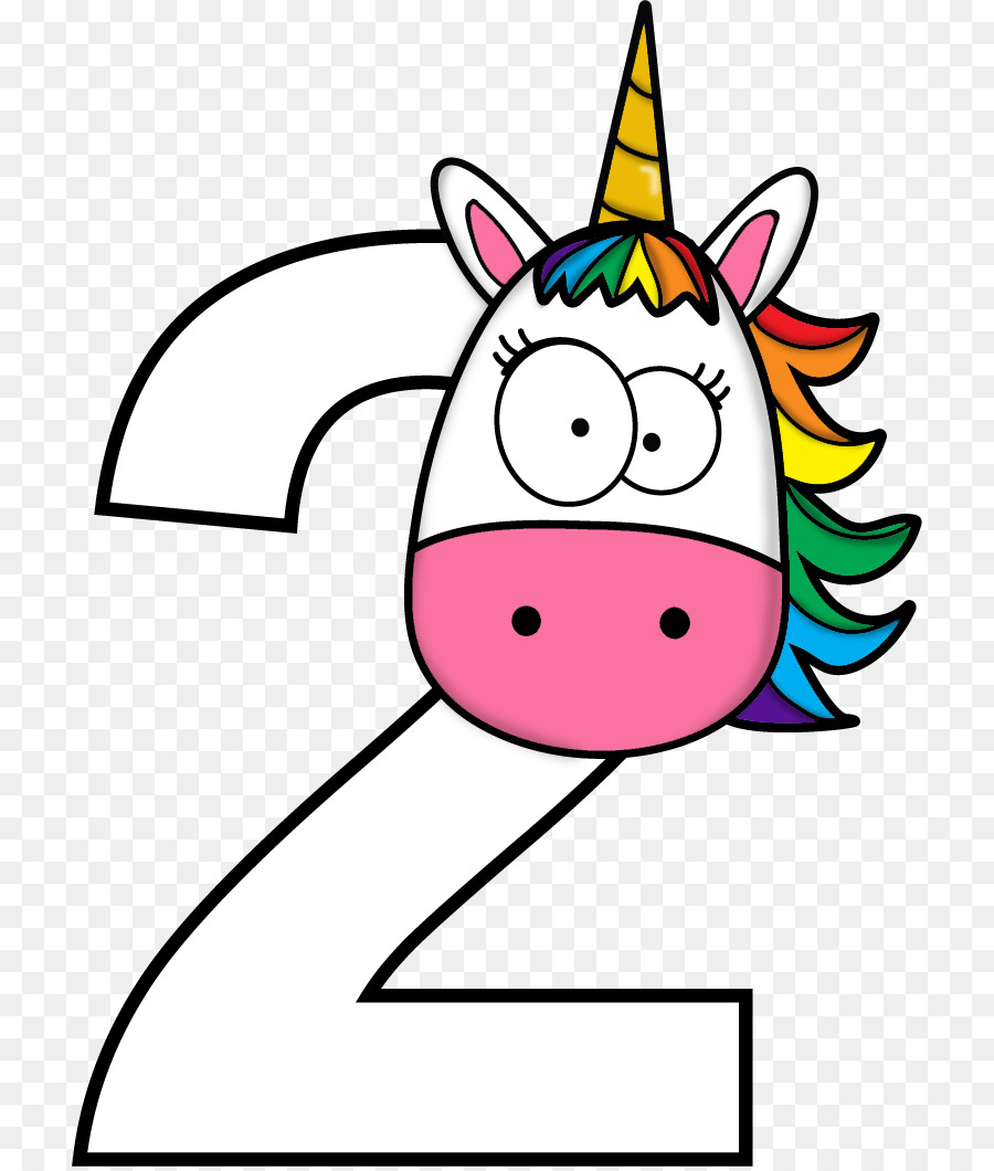 Unicorn alfabeto inglese Numero di Mitologia - unicorno