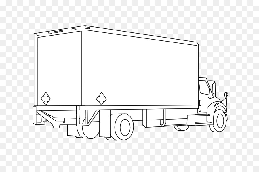 Auto Line art, Font - camion di isuzu