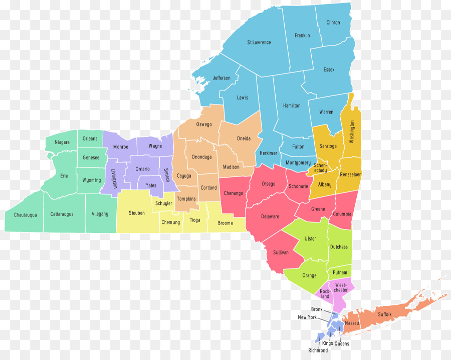 New York bản đồ - bản đồ