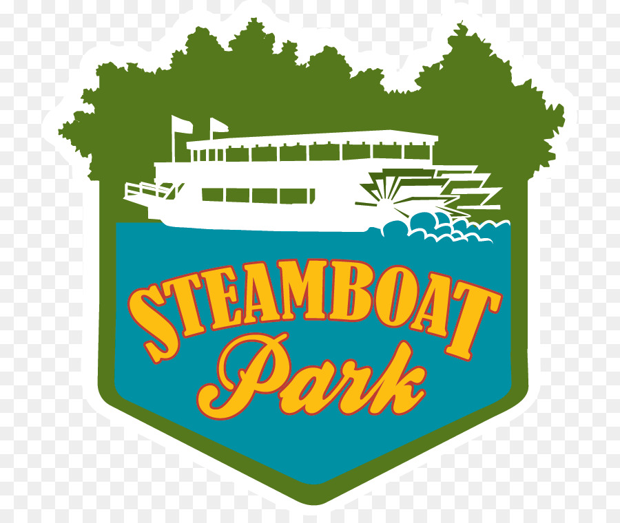Steamboat Park Campground Logo Campingplatz Caravan Park in Grafik design - Campingplatz